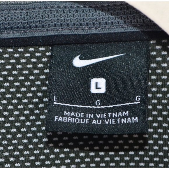 Nike On-Field Short Sleeve Funnel Neck Hoodie Gray Embroidered Butterfly Size L - Picture 8 of 8